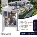 SUNRISE Banesë në qendër ULQIN Tip 6  Ob B  55.47m2