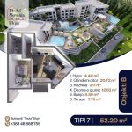 SUNRISE Banesë në qendër ULQIN Tip 7  Ob B  52.20m2