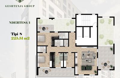 KOMPLEKSI GËSHTENJA BANESA TIP 8, 225.51 m2