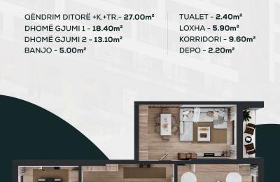 HIT IMPERIAL, Tip B2 , 2+1,  99.62m2
