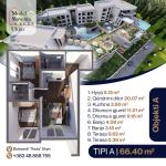SUNRISE Banesë në qendër ULQIN Tip A  ojekti A  66.4m2