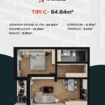 HIT IMPERIAL, Tip  C, 1+1,  64.64m2