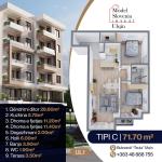 Banesë te "Bulevardi Teuta" Tipi | 71.78m2