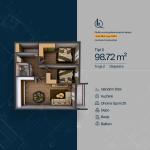 TROJA 2, Banesë T5, Objekti 6, 98.72m2