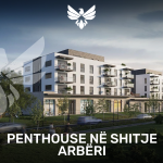 Penthouse luksoz në Arbëri-Dragodan – 123.02m² hapësirë banimi dhe terasë 366m²
