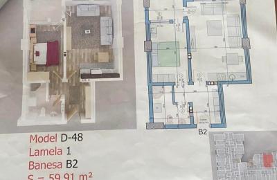 Shitet banesa 2 dhomshe 60m2 kati 6