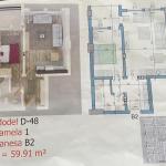 Shitet banesa 2 dhomshe 60m2 kati 5 Fushë Kosovë