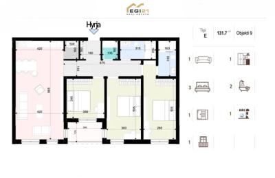 Banesë 131.7 m² për SHITJE, Prishtina e Re