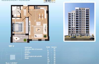 Banesë 60.52 m² për SHITJE, Prishtina e Re