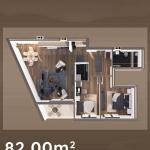 Banesë 82 m² për SHITJE, Prishtina e Re