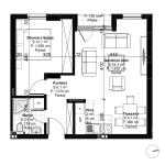 BANESE ME 57 m² NE OBJEKIN 4   "ART CONSTRUCTION"