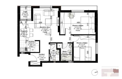 BANESE ME 82.7  m² NE OBJEKIN 4   "ART CONSTRUCTION"