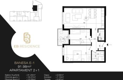 Ringa (Banesa 91.98m² te EB-Residence)06/25